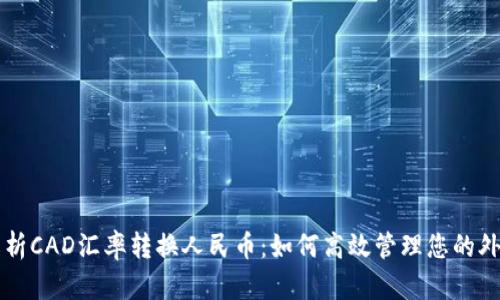 全面解析CAD汇率转换人民币：如何高效管理您的外汇交易