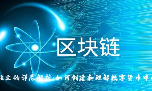 币圈铭文的详尽解析：如何创建和理解数字货币中的铭文